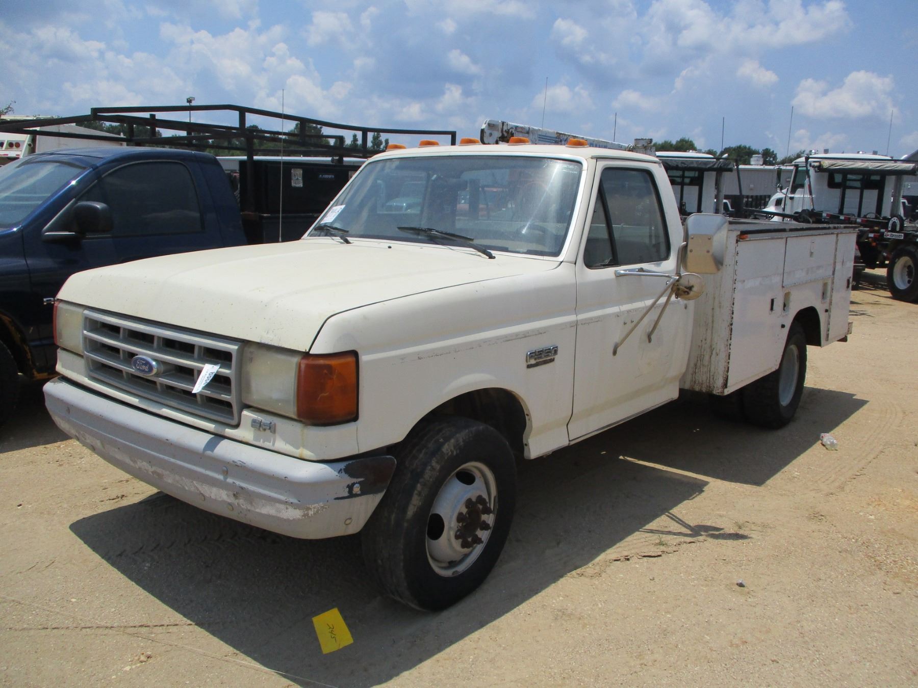 1991 ford vin location f350